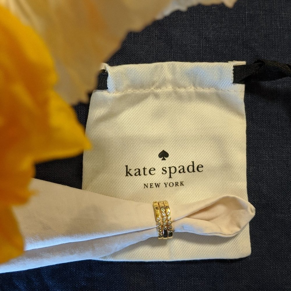 Kate Spade Full Circle stacking rings, size 6
